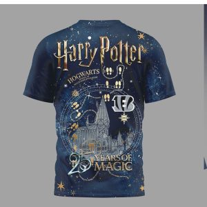 Cincinnati Bengals x Harry Potter 25 Years of Magic Galaxy T Shirt