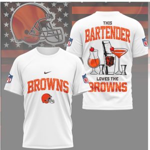 Cleveland Browns Bartender This Bartender Loves The Browns T Shirt