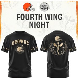 Cleveland Browns Fourth Wing Night Dragon Fantasy Football T Shirt
