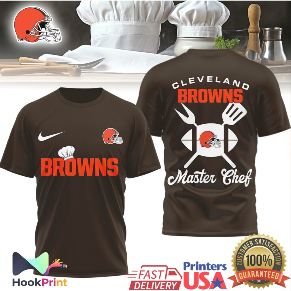 Cleveland Browns Master Chef Football BBQ Fan T Shirt Cleveland Browns Master Chef Football BBQ Fan T Shirt