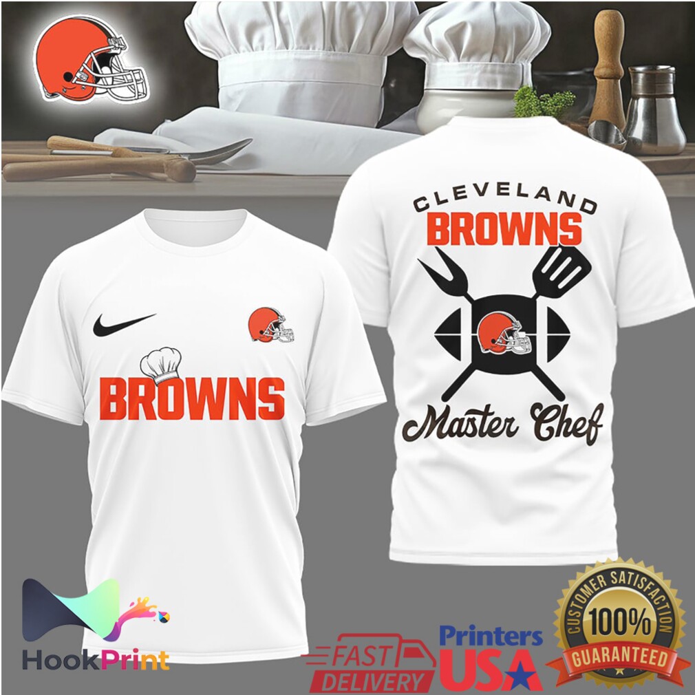 Cleveland Browns Master Chef Football BBQ Fan T Shirt Cleveland Browns Master Chef Football BBQ Fan T Shirt