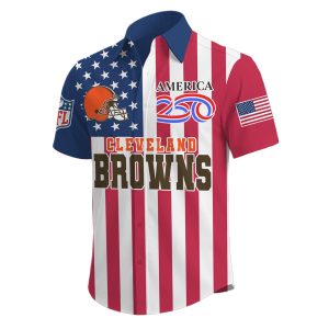 Cleveland Browns USA 250th Anniversary Semiquincentennial Patriotic Summer Shirt