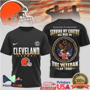 Cleveland Browns Veterans Day Tribute NFL Fan Gear T Shirt