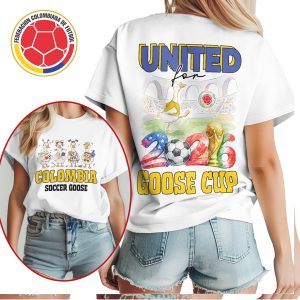 Colombia Soccer Goose United for 2026 Goose Cup Football T Shirt Colombia Soccer Goose United for 2026 Goose Cup Football T Shirt