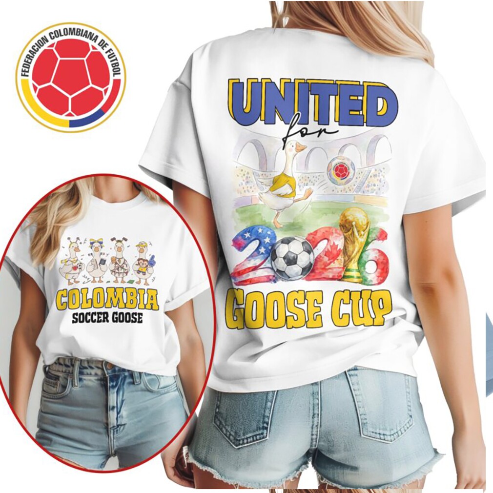 Colombia Soccer Goose United for 2026 Goose Cup Football T Shirt Colombia Soccer Goose United for 2026 Goose Cup Football T Shirt