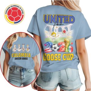 Colombia Soccer Goose United for 2026 Goose Cup T Shirt