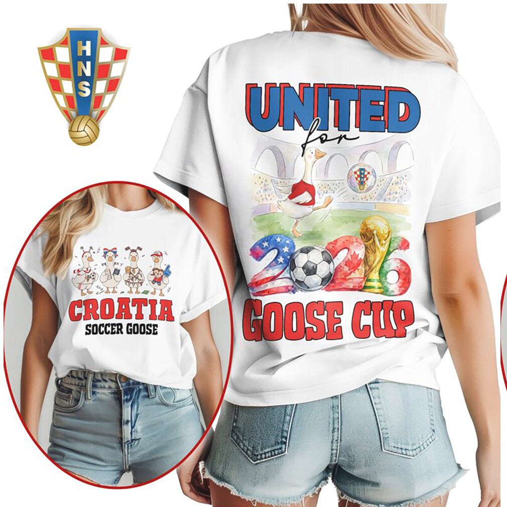 Croatia Soccer Goose 2026 Goose Cup United Football Fan Shirt Croatia Soccer Goose 2026 Goose Cup United Football Fan Shirt