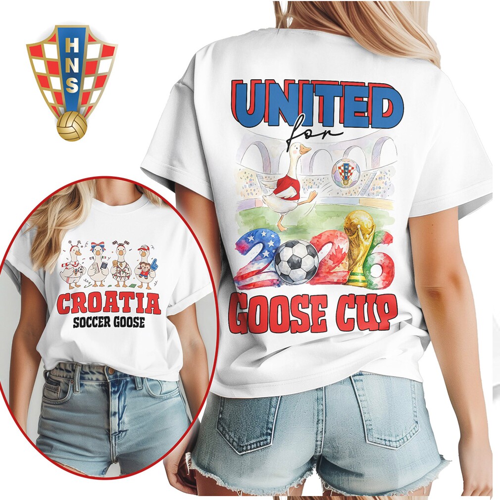 Croatia Soccer Goose 2026 Goose Cup United Football Fan Shirt Croatia Soccer Goose 2026 Goose Cup United Football Fan Shirt