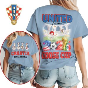 Croatia Soccer Goose United for 2026 Goose Cup NFL T Shirt