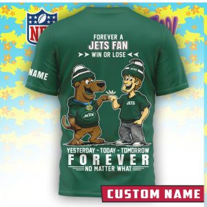 Custom NFL New York Jets x Scooby Doo Forever No Matter What T Shirt