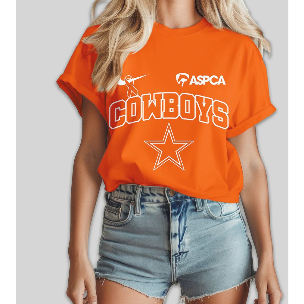 Dallas Cowboys ASPCA Animal Guardian Prevention of Cruelty to Animals Awareness T Shirt Dallas Cowboys ASPCA Animal Guardian Prevention of Cruelty to Animals Awareness T Shirt