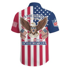 Dallas Cowboys America 250th Anniversary Patriotic Eagle Button Down