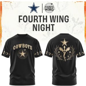 Dallas Cowboys Fourth Wing Night Fantasy Football Crossover Gold T Shirt Dallas Cowboys Fourth Wing Night Fantasy Football Crossover Gold T Shirt
