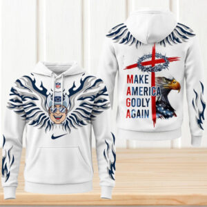 Dallas Cowboys MAGA Make America Godly Again Religious Patriot Hoodie