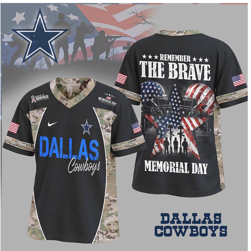 Dallas Cowboys Memorial Day Remember The Brave Camo Salute to Service NFL Jersey Dallas Cowboys Memorial Day Remember The Brave Camo Salute to Service NFL Jersey