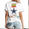 Miami Dolphins Toy Story Tropical Friends NFL White Shirt Miami Dolphins Toy Story Tropical Friends NFL White Shirt