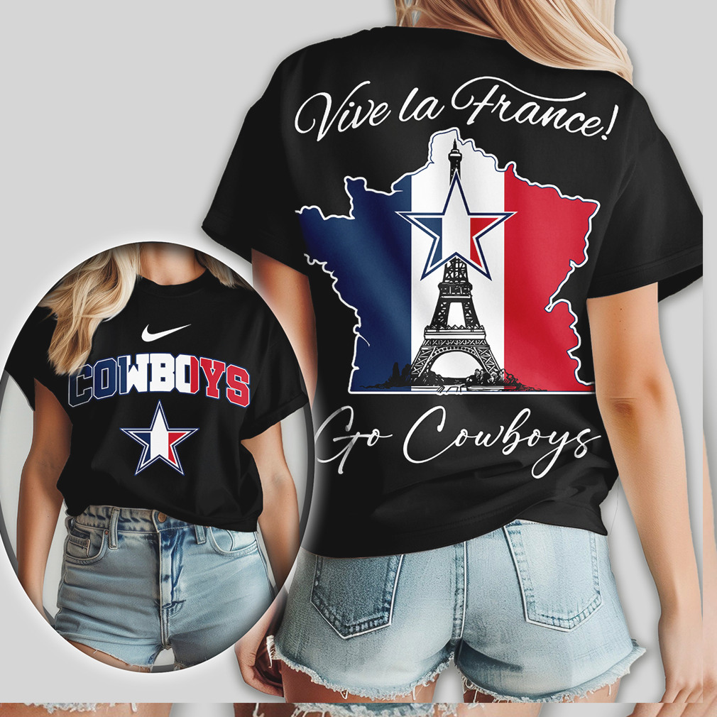 Dallas Cowboys Vive la France Star Logo Eiffel Tower NFL Shirt Dallas Cowboys Vive la France Star Logo Eiffel Tower NFL Shirt
