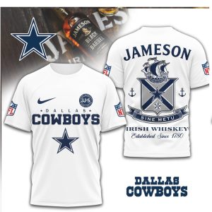 Dallas Cowboys x Jameson Irish Whiskey Sine Metu T Shirt