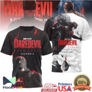 Daredevil Born Again Season 2 The North Star All Over Print T Shirt