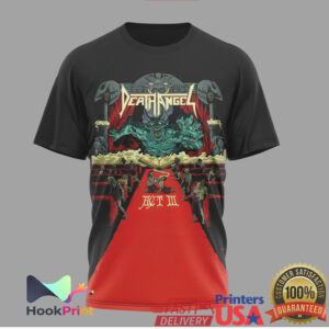 Death Angel Act III US Tour 2026 Thrash Metal Red Carpet Shirt Death Angel Act III US Tour 2026 Thrash Metal Red Carpet Shirt