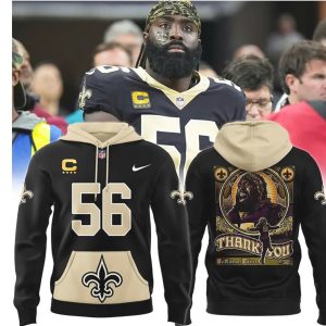 Demario Davis New Orleans Saints 56 Thank You Tribute Captain T Shirt Demario Davis New Orleans Saints 56 Thank You Tribute Captain T Shirt