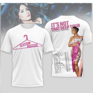 Demi Lovato Its Not That Deep Tour 2024 Dates T Shirt