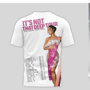 Demi Lovato Its Not That Deep Tour 2024 Dates T Shirt