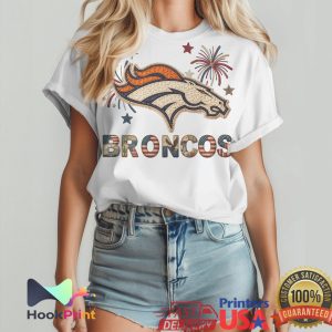 Denver Broncos American Pride 250 Years Independence Anniversary T Shirt