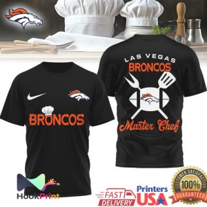 Denver Broncos Master Chef NFL Tailgate BBQ T Shirt Denver Broncos Master Chef NFL Tailgate BBQ T Shirt
