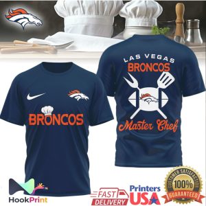 Denver Broncos Master Chef NFL Tailgate BBQ T Shirt
