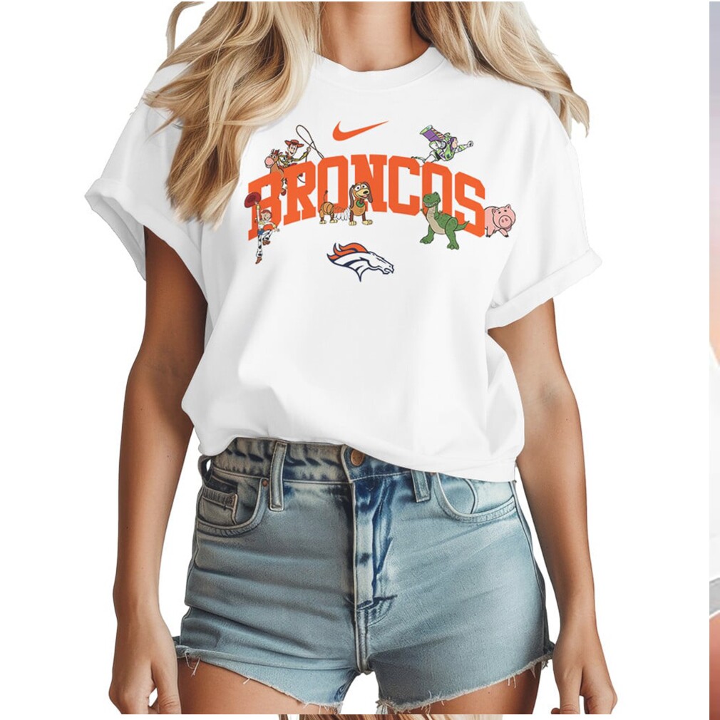 Denver Broncos Toy Story Gang NFL Football Graphic T Shirt Denver Broncos Toy Story Gang NFL Football Graphic T Shirt