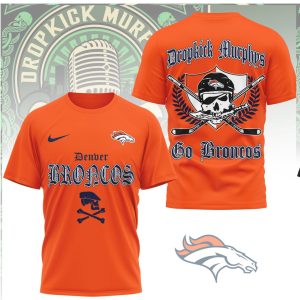 Denver Broncos x Dropkick Murphys Punk Rock Hockey T Shirt