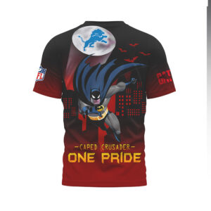 Detroit Lions Batman Caped Crusader One Pride NFL Fan Shirt