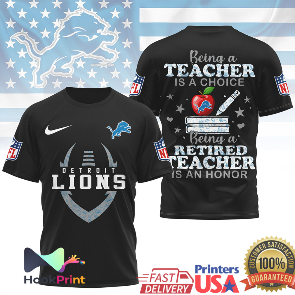 Detroit Lions Retired Teacher “Is An Honor” NFL Tribute Shirt Detroit Lions Retired Teacher “Is An Honor” NFL Tribute Shirt