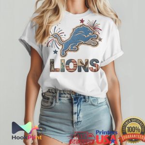 Detroit Lions Together We Are America 250th Independence Day T Shirt