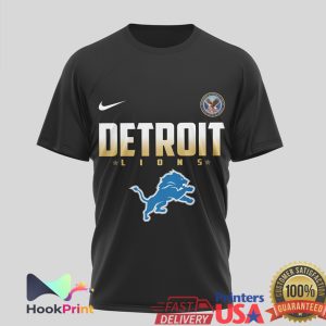 Detroit Lions Veteran Appreciation Serving My Country Design T Shirt