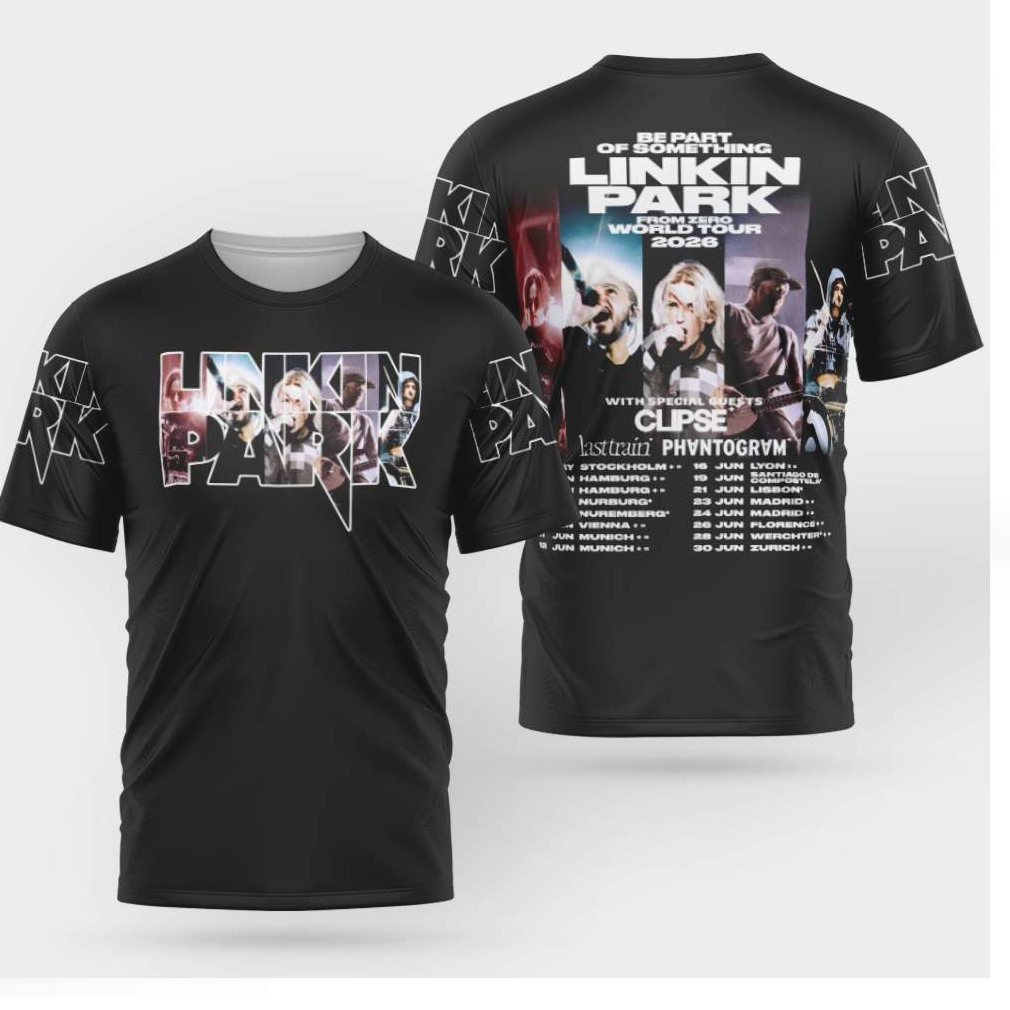 Linkin Park From Zero World Tour 2025 Concert Hoodie and T Shirt Linkin Park From Zero World Tour 2025 Concert Hoodie and T Shirt
