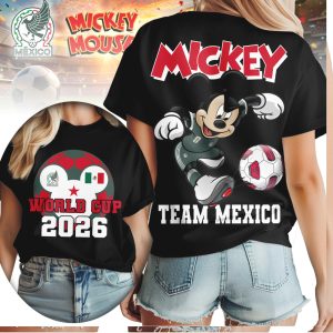 Disney Mickey Mouse Team Mexico World Cup 2026 Football Shirt Disney Mickey Mouse Team Mexico World Cup 2026 Football Shirt