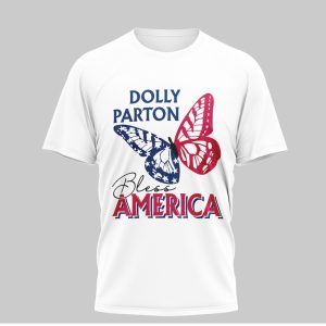 Dolly Parton Bless America 250th Anniversary Team USA T Shirt
