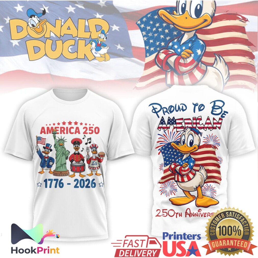 Donald Duck & Friends America 250th Anniversary 1776 2026 Shirt Donald Duck & Friends America 250th Anniversary 1776 2026 Shirt
