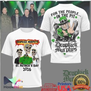 Dropkick Murphys St. Patrick's Day 2026 For The People In The Pit Shirt