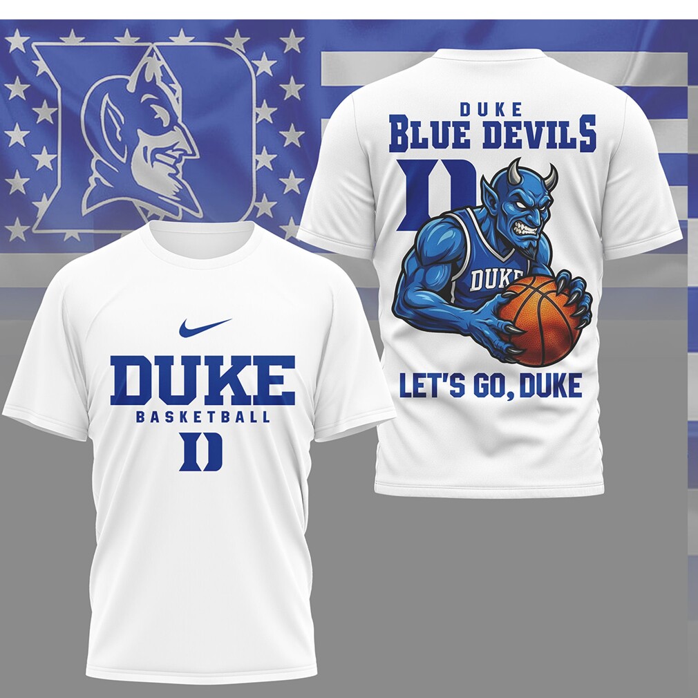 Duke Blue Devils Basketball Let’s Go Duke Mascot T Shirt Duke Blue Devils Basketball Let’s Go Duke Mascot T Shirt