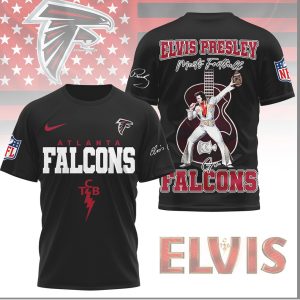 Elvis Presley Atlanta Falcons Meets Football TCB Edition Shirt Elvis Presley Atlanta Falcons Meets Football TCB Edition Shirt