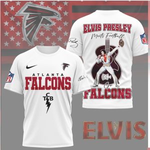 Elvis Presley Atlanta Falcons Meets Football TCB Edition Shirt