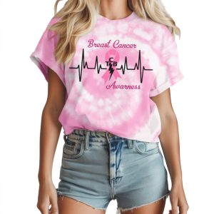 Elvis Presley Breast Cancer Awareness Pink Ribbon Rock N' Roll T Shirt