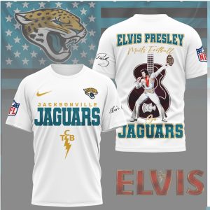 Elvis Presley Jacksonville Jaguars Meets Football TCB Edition Shirt
