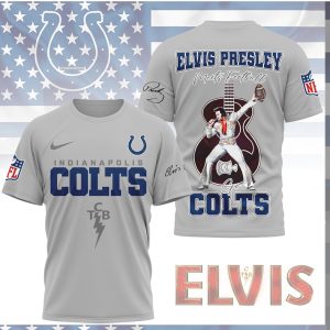 Elvis Presley Meets Football Indianapolis Colts TCB Shirt