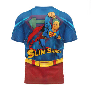 Eminem Slim Shady Superman Parody Cosplay All Over Print T Shirt