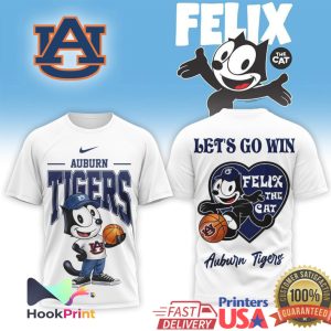 Felix the Cat x Auburn Tigers Basketball Let’s Go Win T Shirt Felix the Cat x Auburn Tigers Basketball Let’s Go Win T Shirt