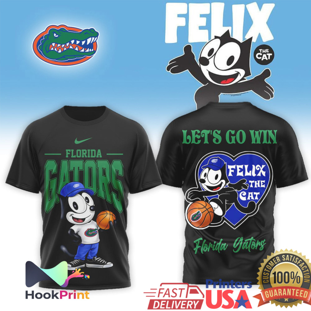 Felix the Cat x Florida Gators Basketball Collegiate T Shirt Felix the Cat x Florida Gators Basketball Collegiate T Shirt